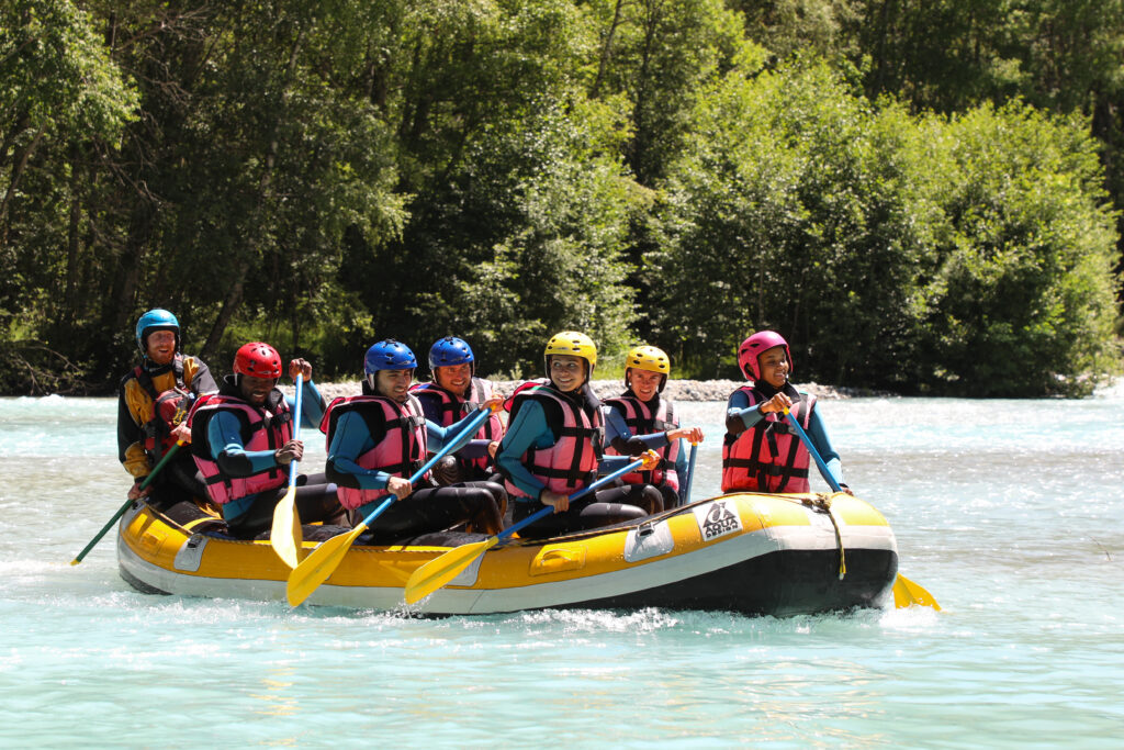 Descente en rafting de l'Isère