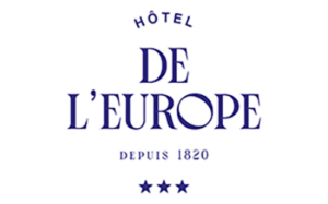 Logo de Hôtel de l'Europe client de Megapixel sur de la photo immobilière