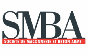 Logo de SMBA client de Megapixel sur des photos de bâtiments par drone